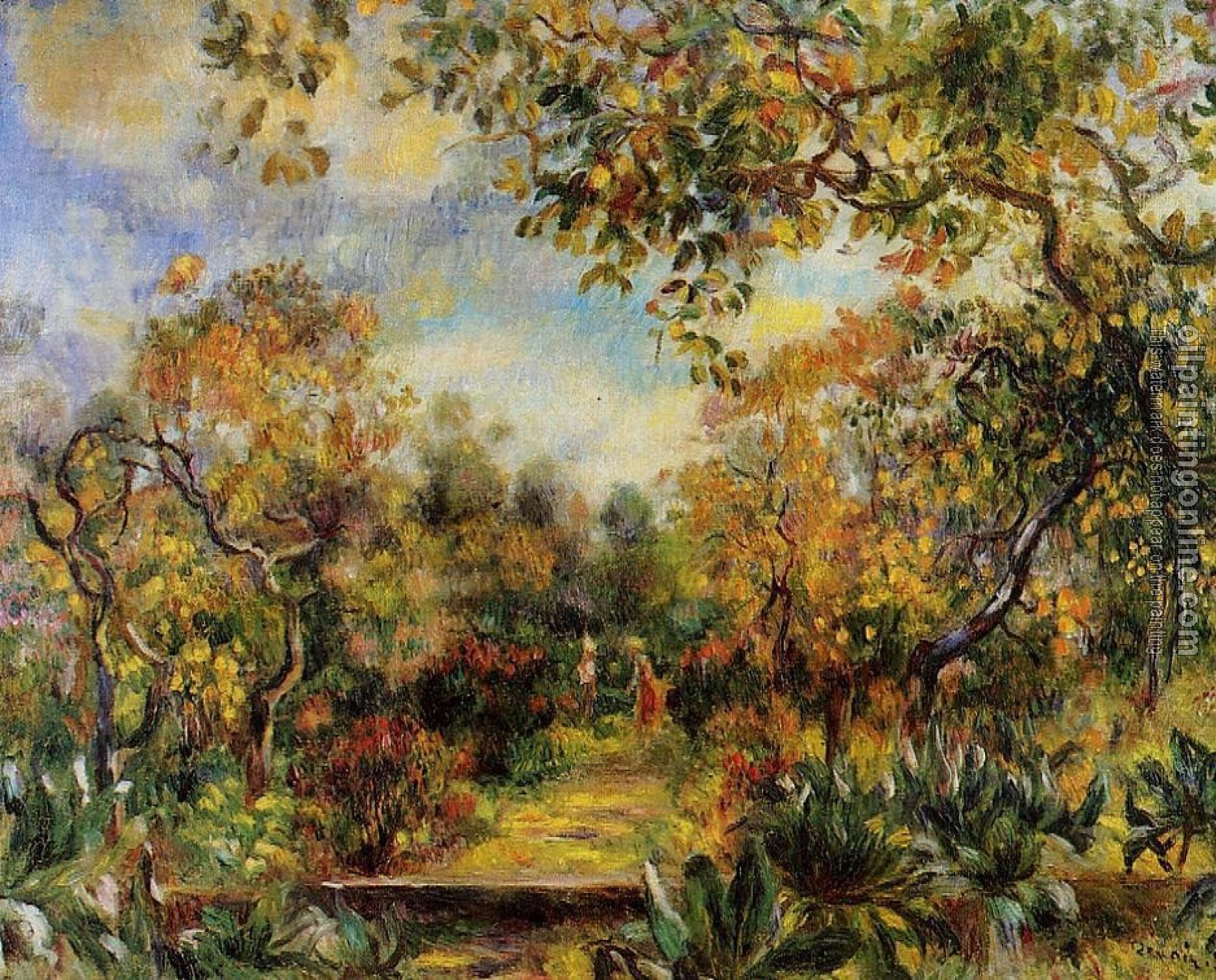 Renoir, Pierre Auguste - Beaulieu Landscape